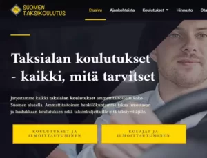 Kotisivut yritykselle - Suomen Taksikoulutus kotisivut